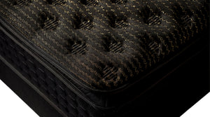 Waldorf Black Çift Kişilik Yatak Baza Başlık Seti