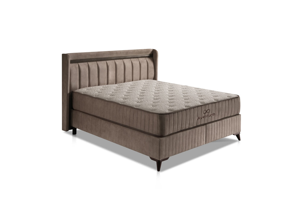 Aventurin Çift Kişilik Yatak Baza Başlık Seti