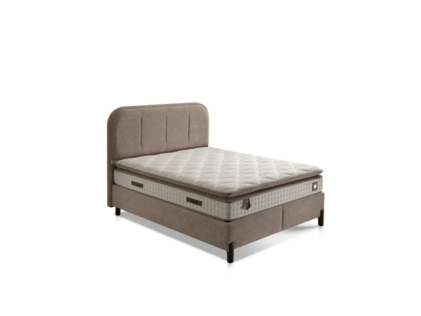 Bamboo Bohem Çift Kişilik Yatak Baza Başlık Seti