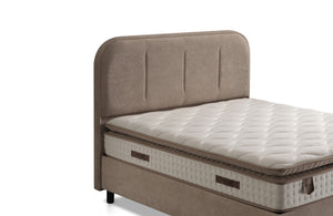 Bamboo Bohem Çift Kişilik Yatak Baza Başlık Seti