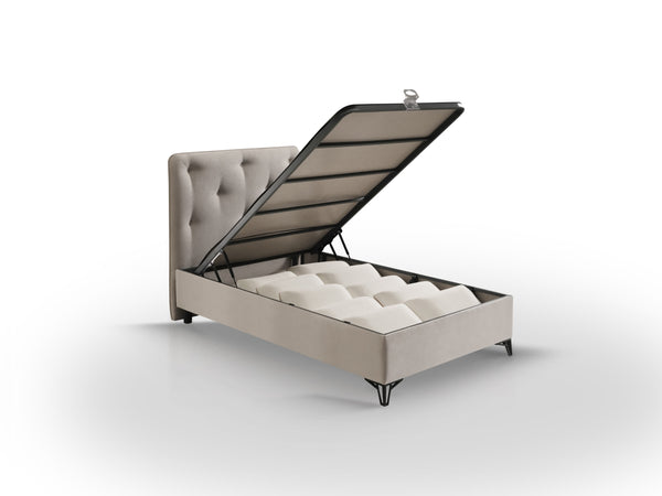 Blanc Tek Kişilik Yatak Baza Başlık Seti