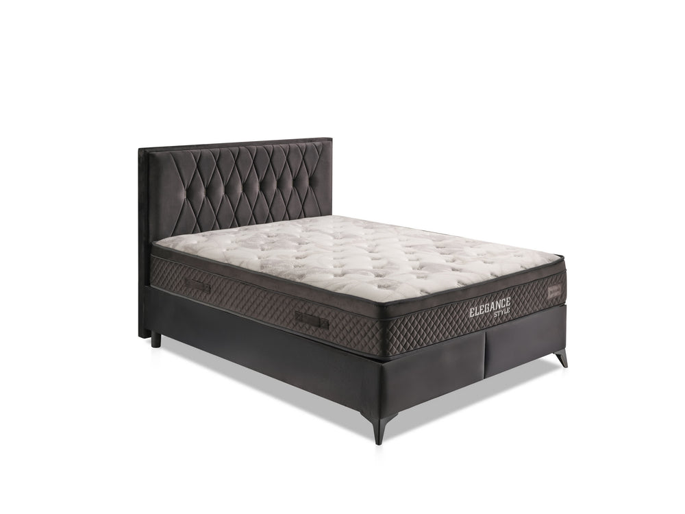 Elegance Style Çift Kişilik Yatak Baza Başlık Seti