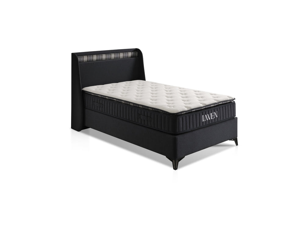 Laven Tek Kişilik Yatak Baza Başlık Seti