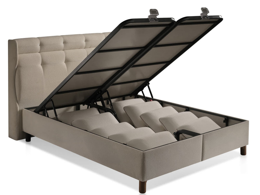 Linen Air Cool Çift Kişilik Baza Başlık Seti