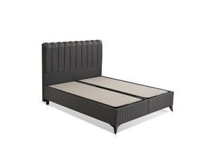 Melanit Çift Kişilik Yatak Baza Başlık Seti