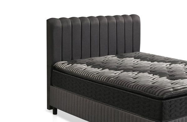 Melanit Çift Kişilik Yatak Baza Başlık Seti