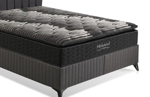 Melanit Çift Kişilik Yatak Baza Başlık Seti