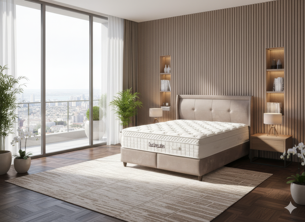 Cloud Line Latex Çift Kişilik Yatak