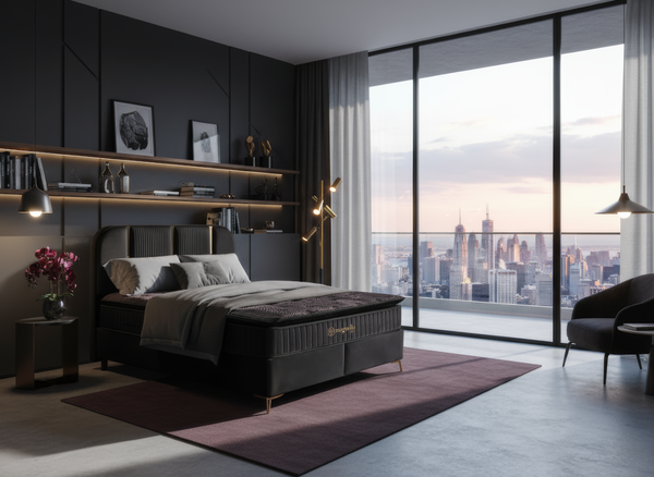 Magnolia Visco Çift Kişilik Yatak Baza Başlık Seti