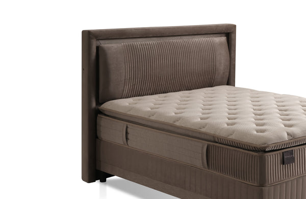 Pure Touch Linen Çift Kişilik Yatak Baza Başlık Seti