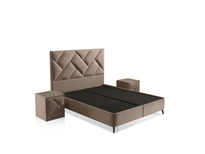 Waldorf 2 Çift Kişilik Yatak Baza Başlık Seti