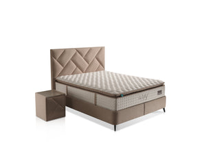 Waldorf 2 Çift Kişilik Yatak Baza Başlık Seti